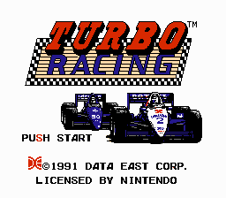 Al Unser Jr. Turbo Racing screenshot 5 for NES